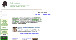Desktop Screenshot of hobbywoods.com