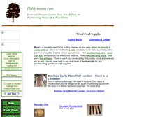Tablet Screenshot of hobbywoods.com